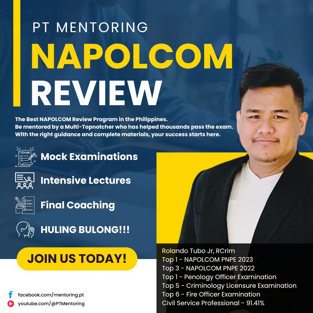 NAPOLCOM Exam Mastery Review Program